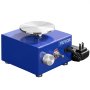 VEVOR Pottery Wheel Ceramic Wheel Machine 30W, Blue Electric Pottery Wheel Machine 10cm 300 RPM Pottery Wheel Machine, Shaping Machine with Apron, Suitable for Beginners, Enthusiasts etc.