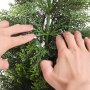 VEVOR Topiario Artificial de Cedro 250 x 914 mm 2 Piezas, Planta de Pino Artificial Hoja de Polietileno, Maceta de Árbol Verde Falso para Decorar Porches, Patios, Jardines, Balcones, Oficinas