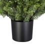 VEVOR Topiario Artificial de Cedro 250 x 914 mm 2 Piezas, Planta de Pino Artificial Hoja de Polietileno, Maceta de Árbol Verde Falso para Decorar Porches, Patios, Jardines, Balcones, Oficinas