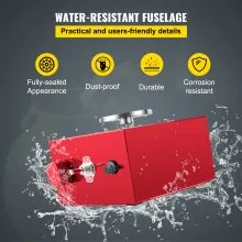 VEVOR Torno Alfarero Máquina Eléctrica de Cerámica Torno Ceramica Portátil 30 W 220 V Velocidad 0-2000 Rpm Máquina de Rueda de Cerámica Ajustable Roja