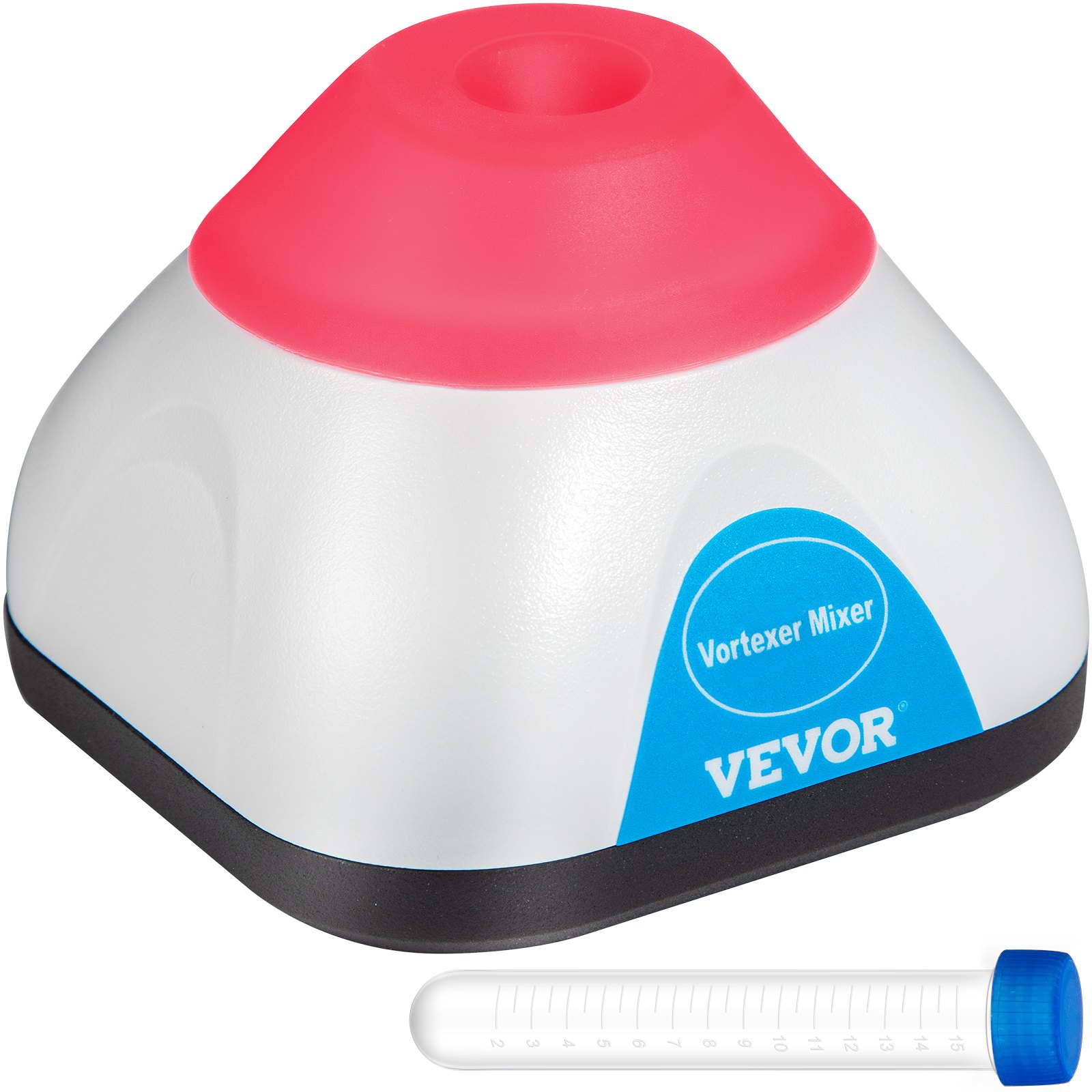 VEVOR Mini Agitador de Vórtice 3000RPM 220V Agitador Mezclador de Pigmentos 50 ml Mini Mezclador de Vórtice para Mezclar Tubos de Ensayo Pintura Esmalte de Uñas Tinta para Tatuaje Líquido Rosado