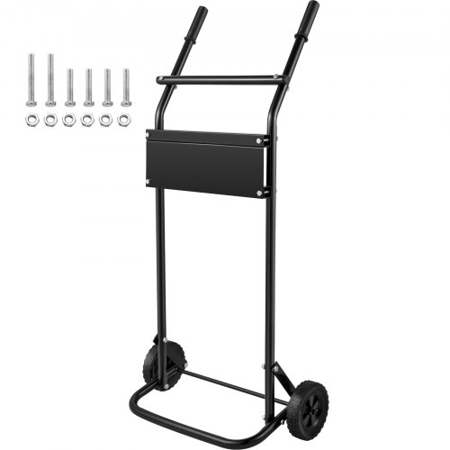VEVOR Soporte de Motor de Barco 59 kg Soportes para Motores Fuera Borda Acero y Caucho 21,3" x 25" x 46,5" Soportes para Motores Fueraborda de Barco para Servir, Transportar y Almacenar Motor de Barco