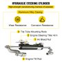 Kit de dirección hidráulica VEVOR con carcasa de aleación de aluminio para resistencia al desgaste y la corrosión.