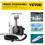 VEVOR Caja de Control de barco Remoto Fueraborda 703 Yamaha 703-48207-22 10Pin