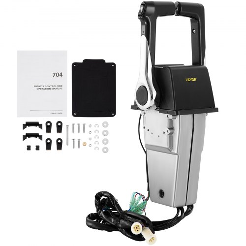 VEVOR Fueraborda Montaje Lateral, La Caja De Control Remoto Externo del Acelerador, La Caja De Control Remoto para Un Cable, Motor Fueraborda Motor Barco Caja de Control Remoto Número 704-48207-13