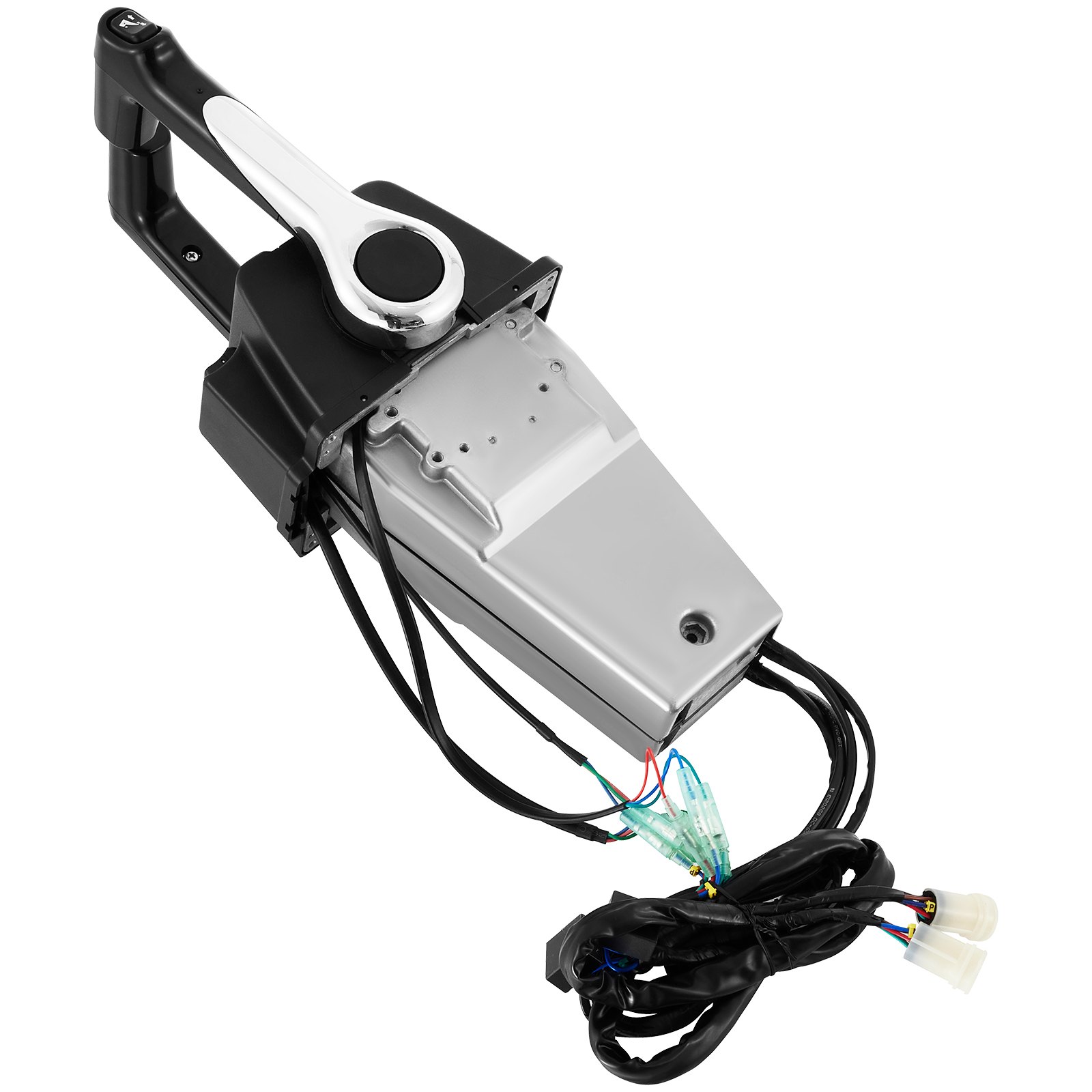 VEVOR Fueraborda Montaje Lateral, La Caja De Control Remoto Externo del Acelerador, La Caja De Control Remoto para Un Cable, Motor Fueraborda Motor Barco Caja de Control Remoto Número 704-48207-13