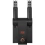 VEVOR 180° Foldable 2-Tube Shoe Dryer Boot Dryer Black & Orange