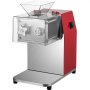 VEVOR Cortadora de Carne Comercial 250 kg/H 850 W Cortadora de Carne Eléctrica de Acero Inoxidable Grosor 3,5 mm Máquina Cortadora de Carne y Verduras Rojo para Restaurantes Carnicerías Supermercados