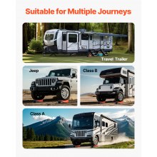 VEVOR Bloques Niveladores para Autocaravanas 4000 kg Altura de Nivelación 10 cm