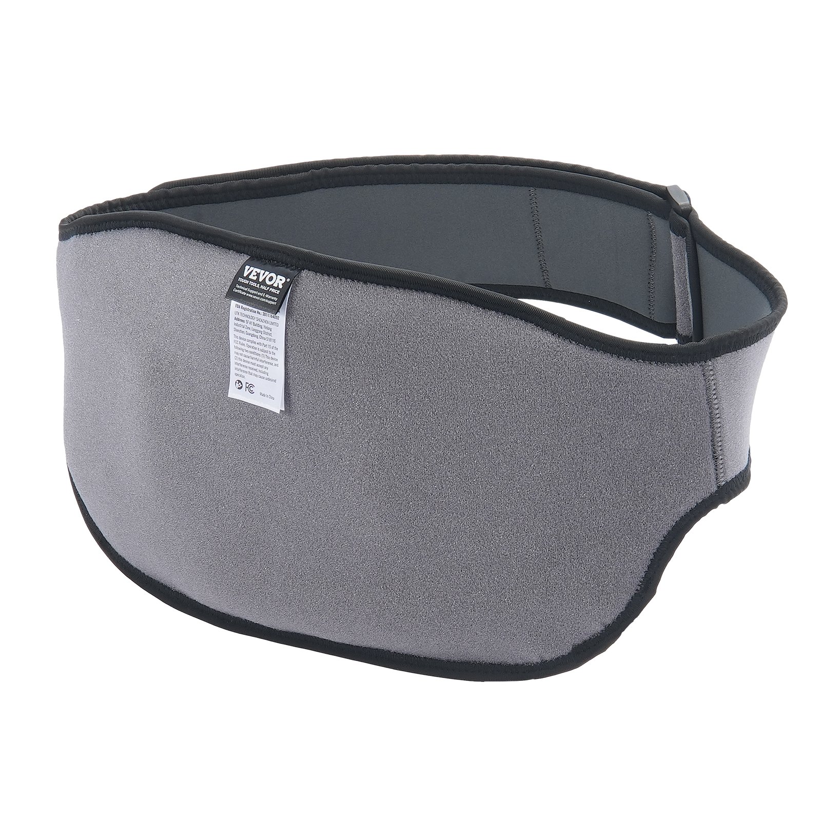 Almohadilla térmica de infrarrojos lejanos VEVOR, almohadilla térmica con 10 piedras de jade natural y 10 de turmalina para aliviar el dolor, cinturón térmico infrarrojo de 103-159 ℉ con masaje de vibración de 3 niveles para cintura, abdomen lumbar, regalo ideal