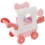 VEVOR Carrito de Helados para Niños, Camión de Helados Educativo Montessori 435 x 180 x 360 mm con 27 Accesorios, Dinero de Juguete, Efectos de Luz y Sonido para Niños de 3 Años en Adelante, Rosa