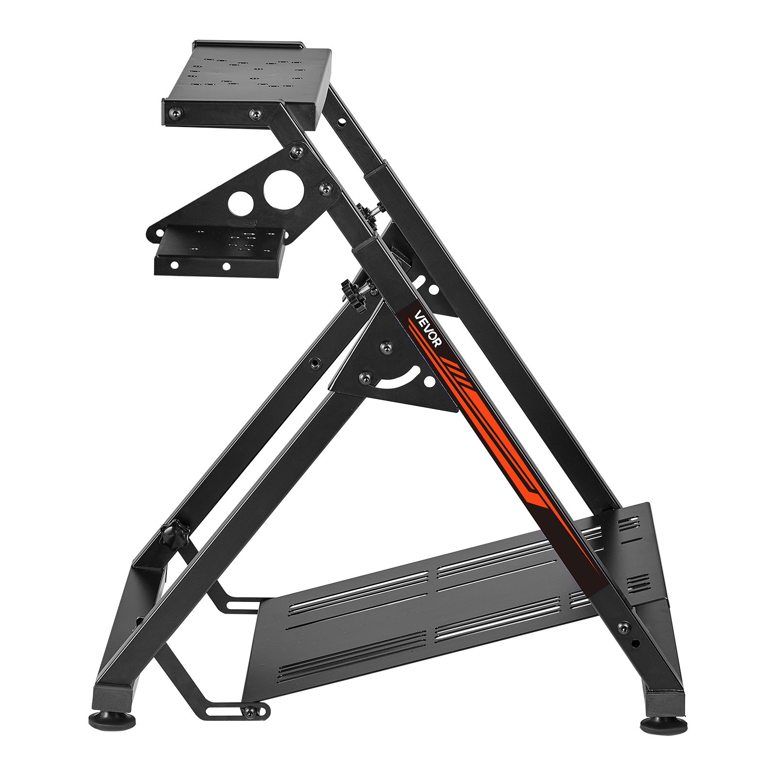 VEVOR Soporte para Volante de Carreras, Ajustable y Plegable, para Logitech G923, G920, G29, G27, Thrustmaster T300RS TX, F458, T500RS, T3PA-PRO (F1/GT), Cabina de Juego, Pedales No Incluidos