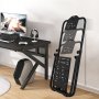 VEVOR Soporte Plegable para Volante de Carreras Base Universal Ajustable en Altura Compatible con Volante para Pedal de Carreras Logitech y Thrustmaster Marco de Acero Q235A Ángulo del Pedal de 0°/40°