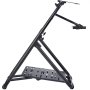 VEVOR Soporte Plegable para Volante de Carreras Base Universal Ajustable en Altura Compatible con Volante para Pedal de Carreras Logitech y Thrustmaster Marco de Acero Q235A Ángulo del Pedal de 0°/40°