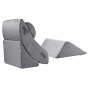 VEVOR Almohada Posoperatoria de Cuña para Descansar, Juego de 4 uds, Ortopédicas Ajustables para Cama, Soporte para Piernas, Cuello y Hombros, para Dolor de Espalda, Reflujo Ácido, Gris Oscuro