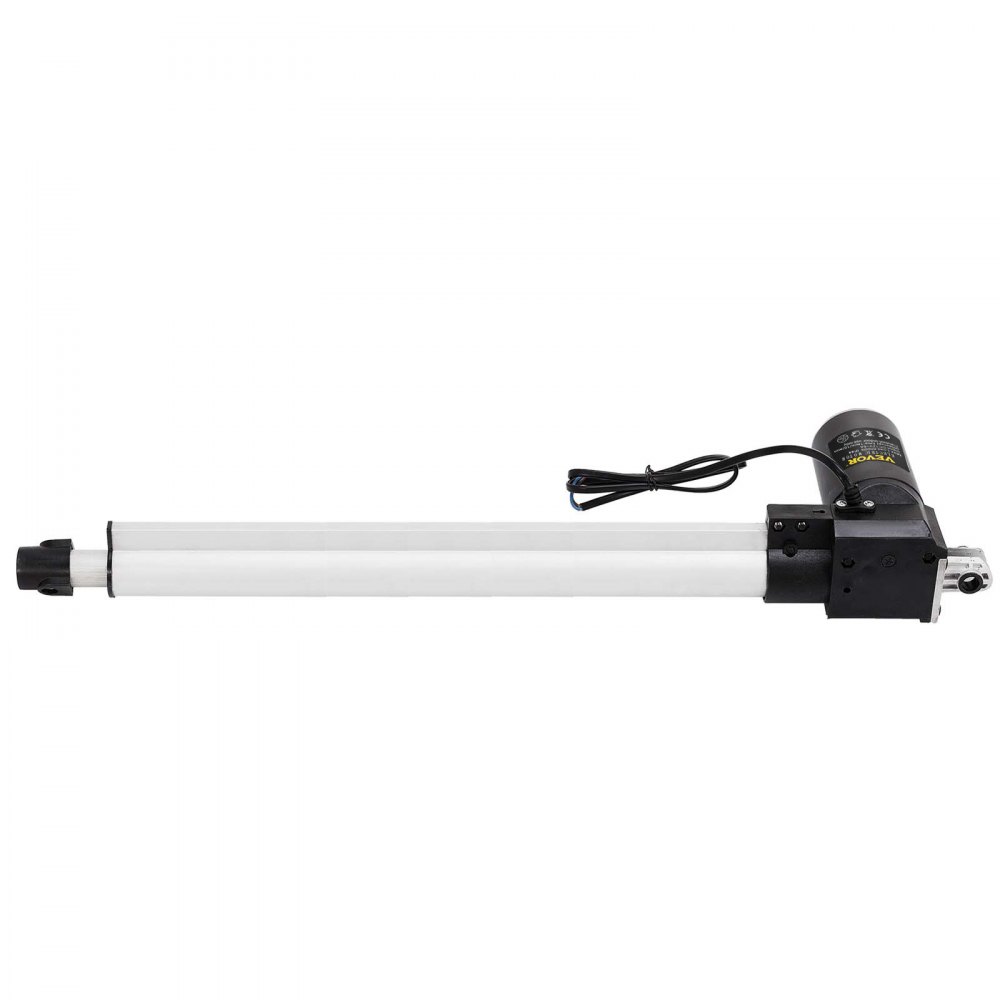 VEVOR Actuador lineal de 350mm, Actuador lineal de 12V, 6000N, Aluminio, Ventana multifunción