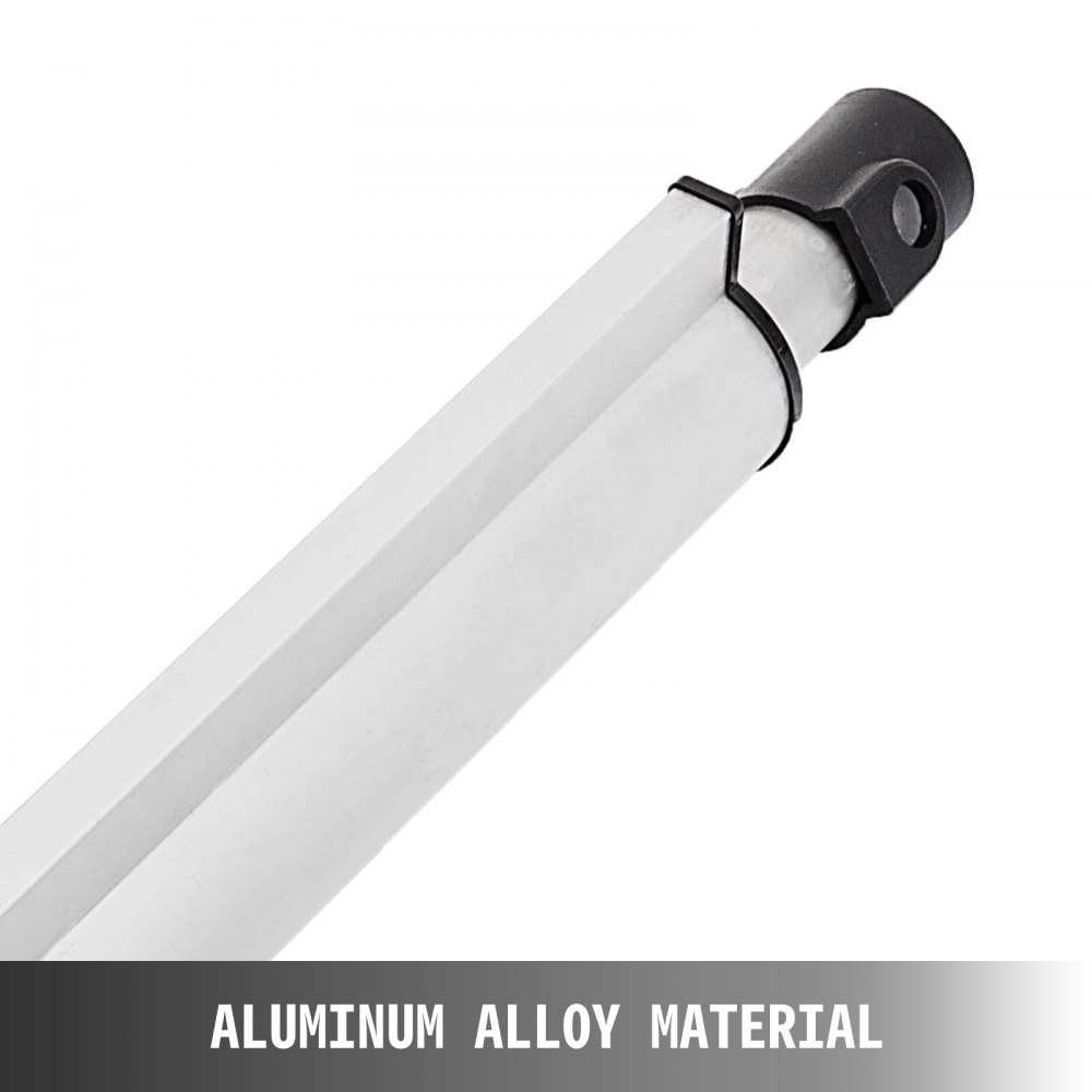 VEVOR Actuador lineal de 350mm, Actuador lineal de 12V, 6000N, Aluminio, Ventana multifunción