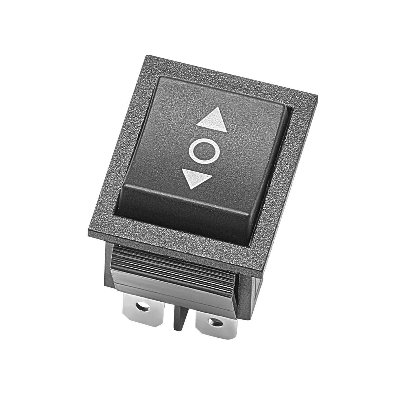 VEVOR Rocker Switch, 6 Pin Momentary DPDT Rocker Switch, 3-Position (ON)-Off-(ON) Polarity Reversing Switch AC 250V/16A 125V/ 20A for Auto Car Boat Household Appliances