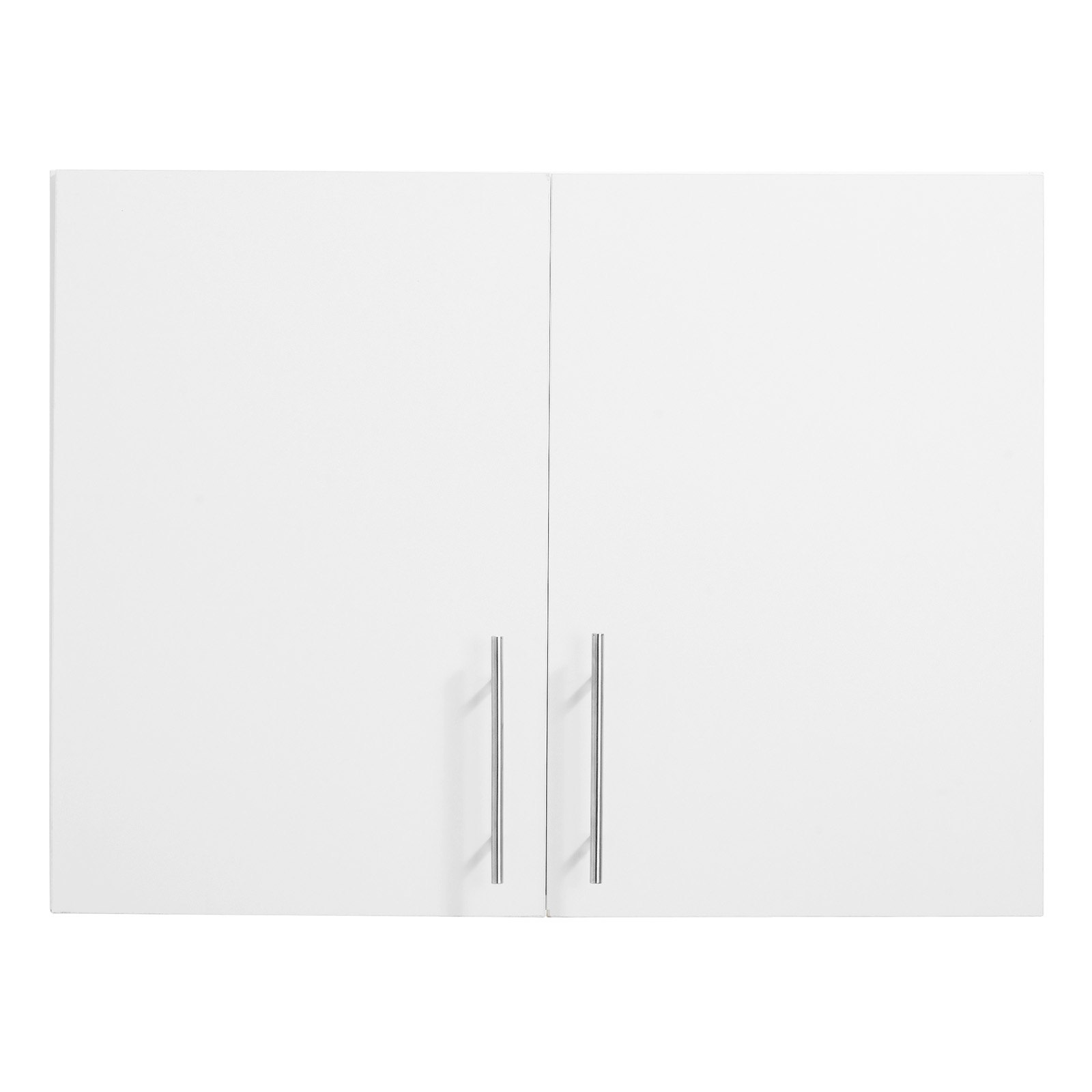 VEVOR Armario de Pared para Lavandería 40,6 x 81,3 x 61 cm Armario Colgante de 2 Niveles con 2 Puertas, Organizador de Armario con Estante Ajustable para Baño, Cocina, Garaje, Lavandería, Blanco