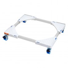 VEVOR Mini Soporte Universal para Nevera para Lavadora y Secadora, Ajustable con Ruedas en Pedestal, Base Multifuncional para Lavadora Pedestal Extensible 381-614mm Ancho Ajustable