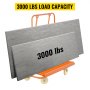 VEVOR Carro de carga de mano 45"x22" x46"Carro de carga con ruedas de 4" Capacidad de peso: 3.000 libras Carretillas de carga para paneles móviles