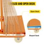 VEVOR Carro de carga de mano 45"x22" x46"Carro de carga con ruedas de 4" Capacidad de peso: 3.000 libras Carretillas de carga para paneles móviles