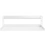 VEVOR Encimera para Lavadora y Secadora con Estantes de 2 Niveles Encimera de Madera 137x70 cm para Lavadora y Secadora con Almohadillas Antideslizantes para Organización Almacenamiento, Blanco