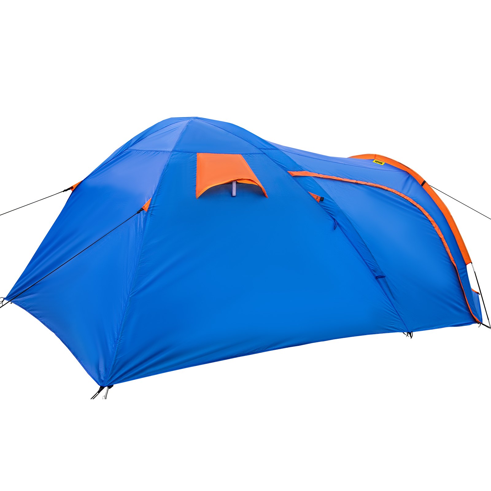 VEVOR Tienda de Campaña para Motocicletas Talla L 2-3 Personas Tienda de Campaña Impermeable 405x215x170 cm Ventilado y A Prueba de Humedad Fácil de Instalar para Acampar, Pescar y Navegar, Azul