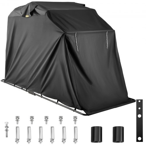 Vevor Funda Para Moto 600 D Cubierta De La Motocicleta A Prueba De Lluvia Polvo