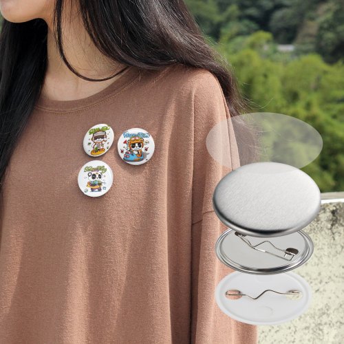 VEVOR Chapas Personalizadas para Máquina de Fabricar Botones de 32 mm 500 Juegos