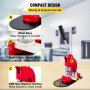 Máquina para hacer botones VEVOR con base de metal, deslizador de plástico y superficie de nuevo material ABS.