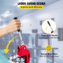 Máquina para hacer botones VEVOR con mango ergonómico para un diseño que ahorra trabajo y mejora la eficiencia.