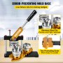Máquina para hacer botones VEVOR de 75 mm con base de molde que evita errores y matriz de acero inoxidable.