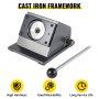 VEVOR Máquina para Fabricar Botones 75 mm Hierro Fundido Cortador de Insignia 22 x 18,5 x 13,5 cm Vida Útil 2,000,000 veces Cortador de Punzón Gráfico Máquina para Hacer Pines Chapas Personalizadas