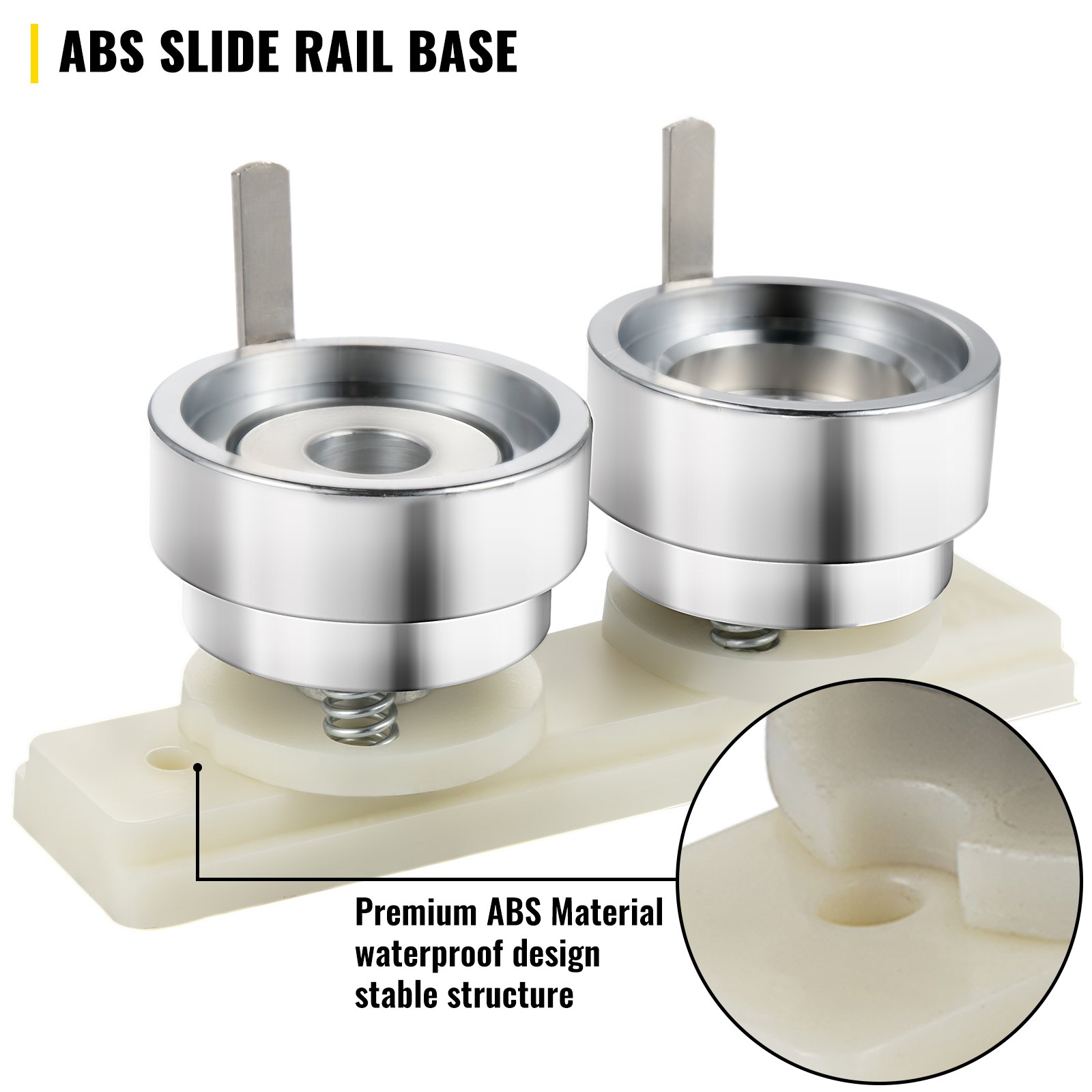 Vevor 37 Mm Molde Para Insignias Troquel Accesorio De Máquina De Chapas Botones