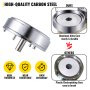 VEVOR Molde para Insignias Matriz de 75 mm Molde Redondo para Insignia de Acero al Carbono Base de Riel Deslizante Plástico ABS Molde para Botones Redondos Accesorios Exclusivos de Máquina de Insignia