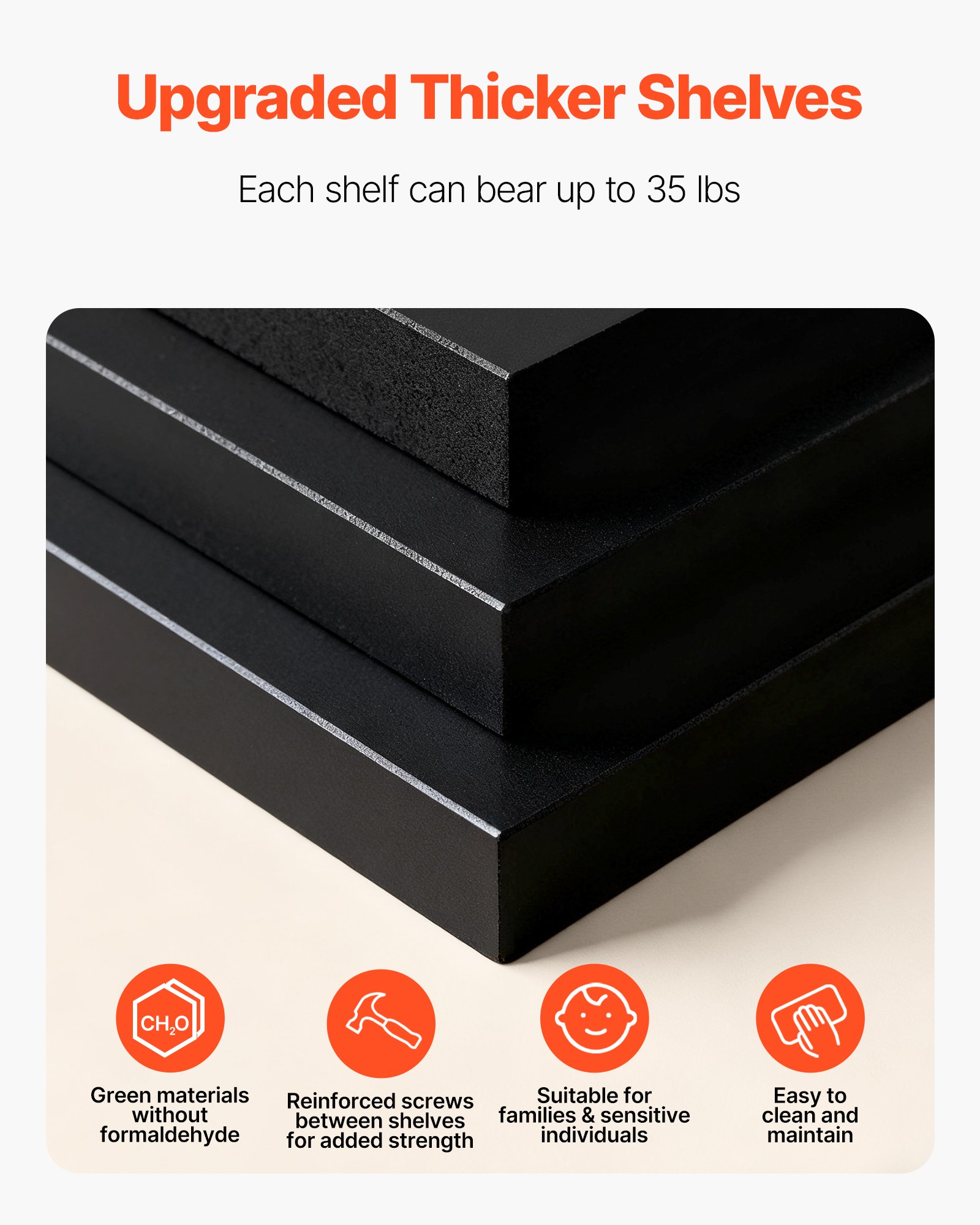 VEVOR Zapatero, Armario para 28 Pares de Zapatos, 7 Estantes y 4 Compartimentos, Giratorio 360°, Ahorra Espacio, Ideal para Dormitorio, Sala de Estar o Recibidor, Color Negro, 598 x 598 x 1805 mm