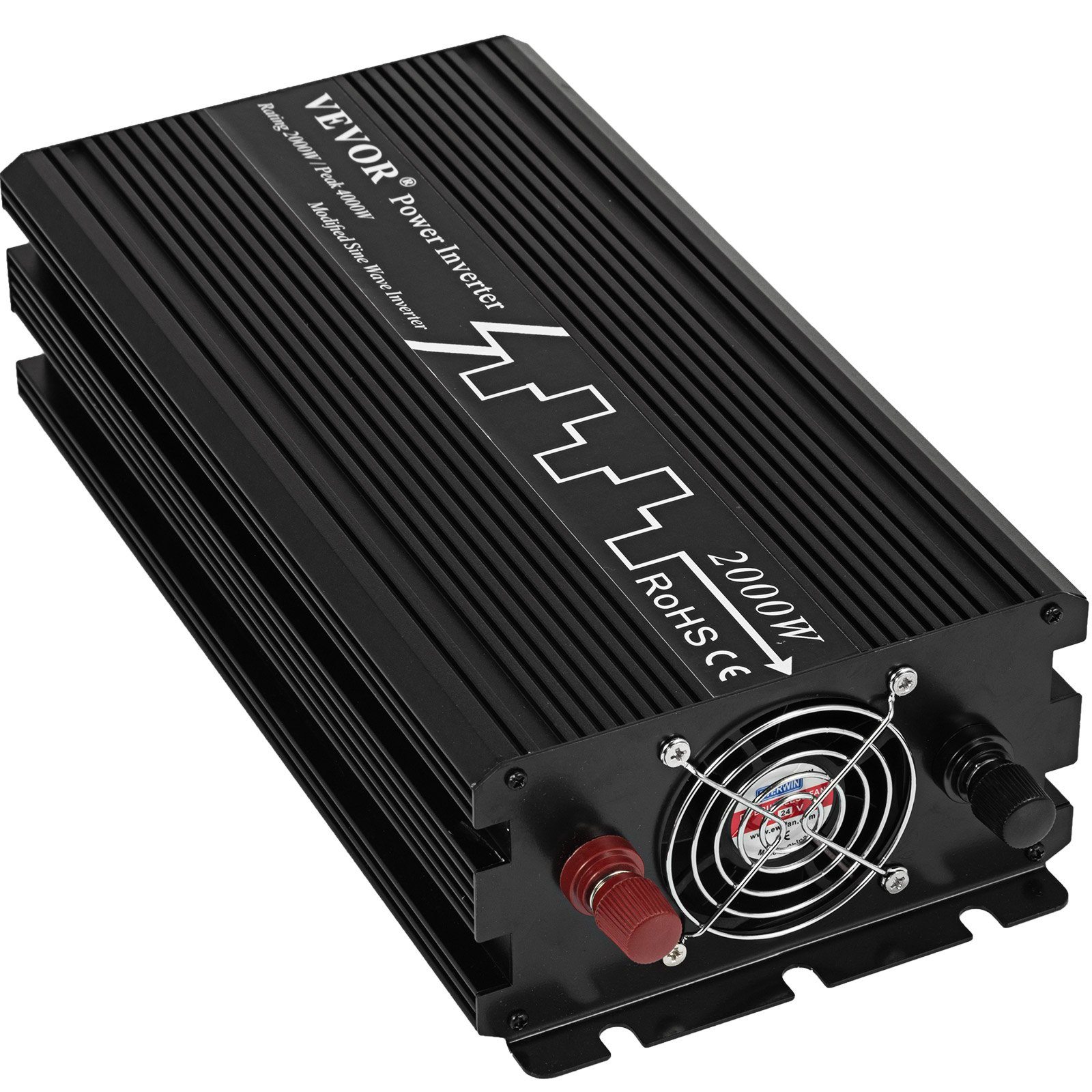 Inversor De Corriente Onda Modificada 2000w Potencia Pico 4000w 24 V A 230 V