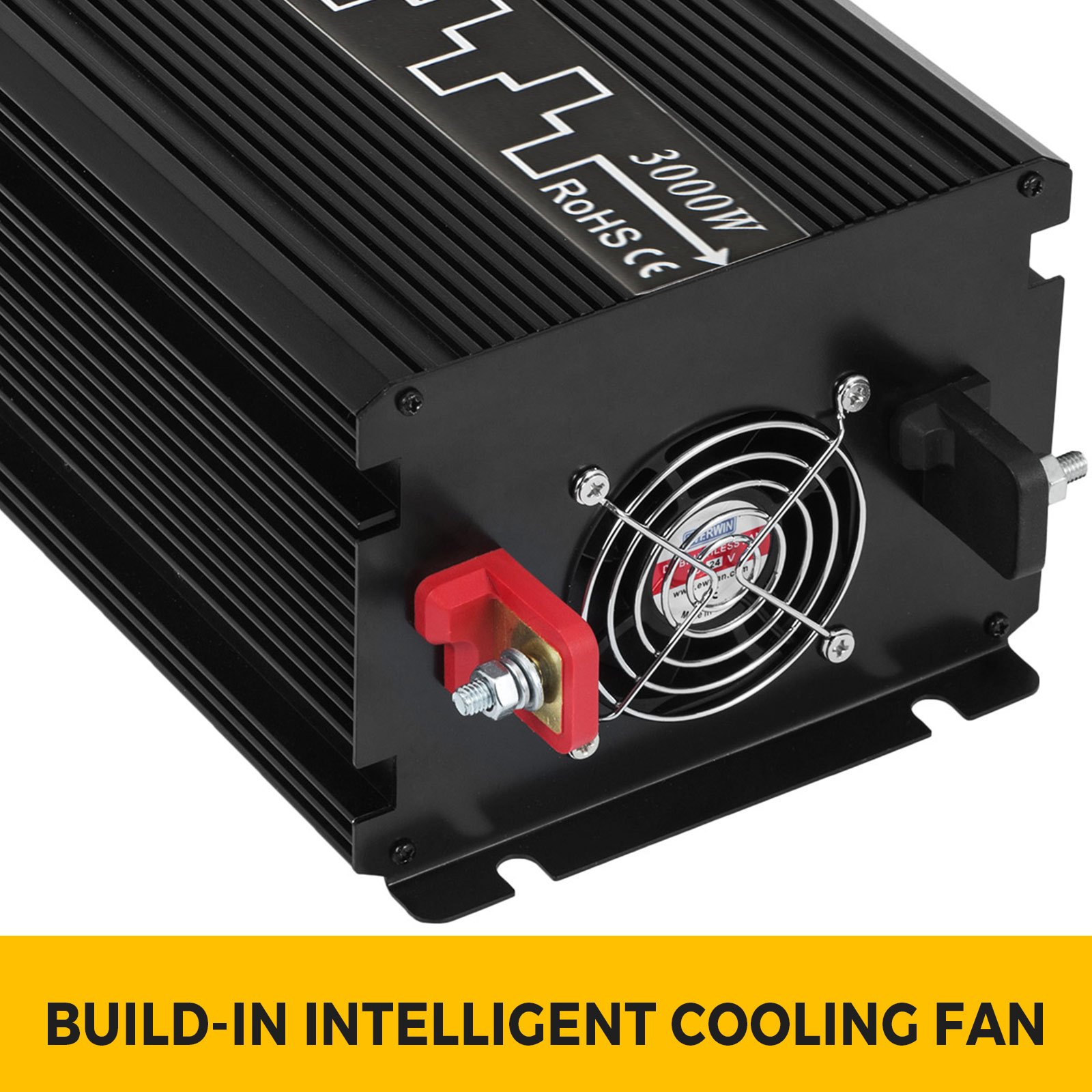 Inversor De Onda Sinusoidal Modificada Con Lcd 3000w / 6000w 12v Dc A 230v Ac