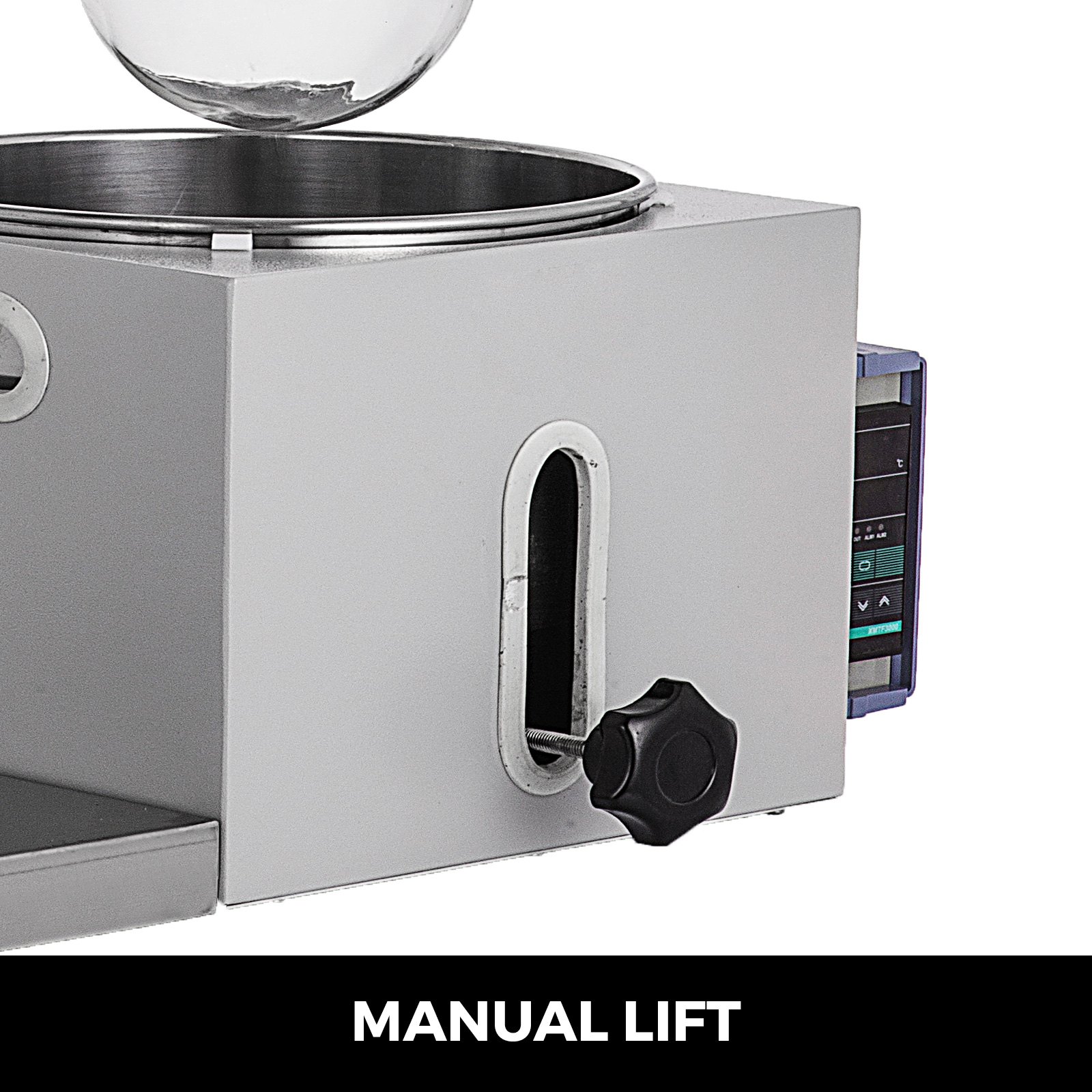 Evaporador Rotatorio 2l 0-120rpm Elevador Manual + Medidor De Vacío Laboratorio