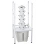 VEVOR Kit de Cultivo Hidropónico, Sistema de Torre Hidropónica, 6 Niveles y 30 Agujeros, con Luces LED Control de APP Bomba de Agua y Depósito de 20 L, Plantador Interior para Hierbas Frutas Vegetales