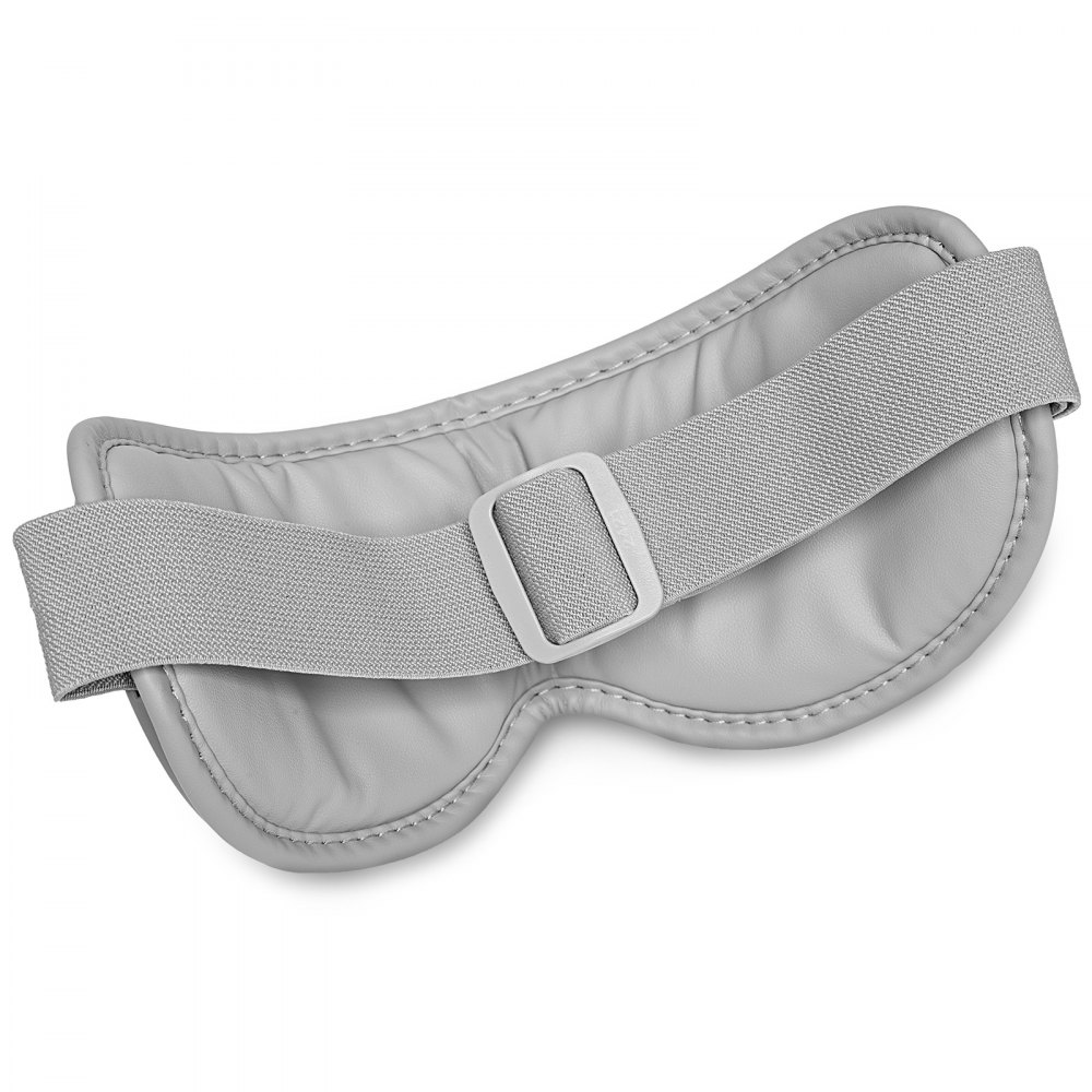 Masajeador de ojos VEVOR con calor, máscara de masaje para ojos con calefacción, 5 modos y música Bluetooth, masajeador de ojos plegable de 180° para migrañas, fatiga visual, ojeras, regalo ideal para mamá/papá, color blanco