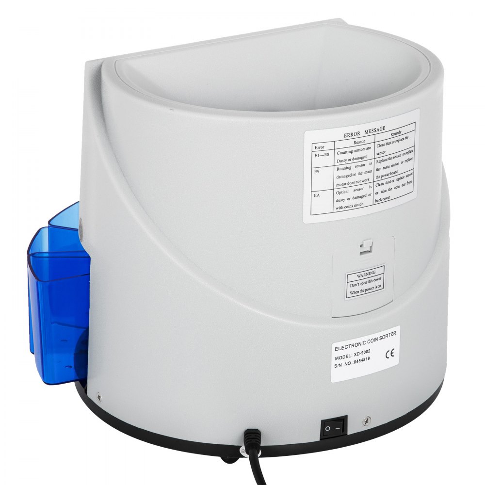 Automatic Uk Coin Counter Sorter Machine Money Separated Drawers Portable Good