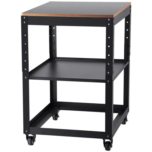 VEVOR Soporte para Cepillo Carga 45 kg 3 Velocidades Estante Móvil para Herramientas 4 Ruedas Espacio de Almacenamiento para la Mayoría de Cepillos Banco de Trabajo Máquinas Herramientas Eléctricas