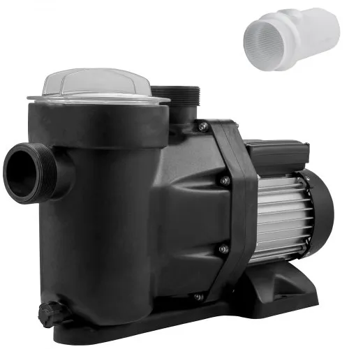 VEVOR Bomba Piscina 750 W Bomba para Piscina 19,200 L / h Bomba Depuradora Piscina 230V 50Hz Bomba de Filtro para Piscina 3450 RPM Bomba de Circulación para Piscina Protección de Sobrecarga Térmica