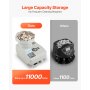 VEVOR Contadora de Monedas Universal con Pantalla LED Admite hasta 11000 Monedas