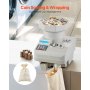 VEVOR Contadora de Monedas Universal con Pantalla LED Admite hasta 11000 Monedas