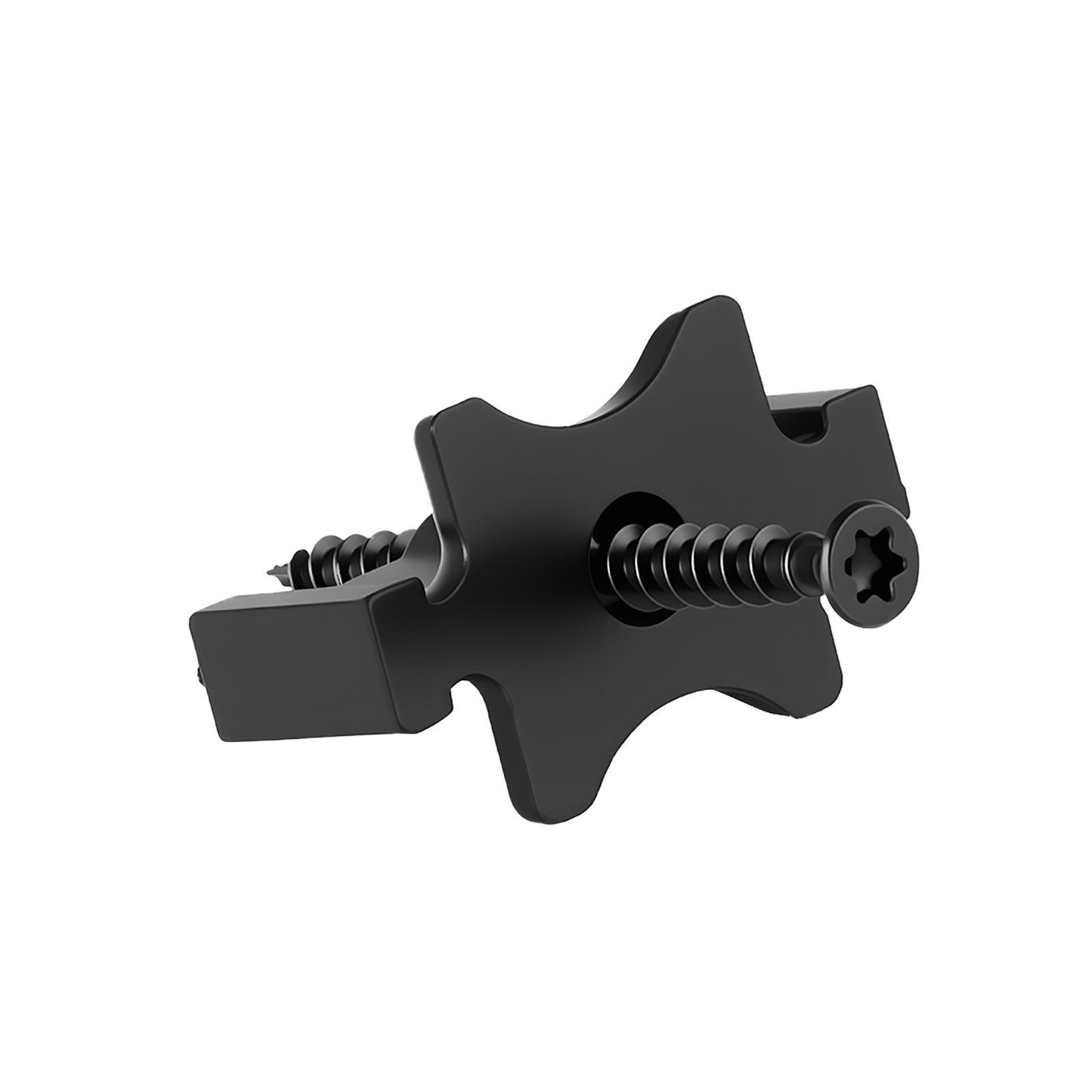 VEVOR 900 Fijaciones Ocultas, Separadores para Tarimas, Clips T Universales Compuestos y Fijaciones de Plástico con Tornillos, para Tablas 6,5 mm de Separación y 10 mm de Altura, 32 x 19 x 13 mm