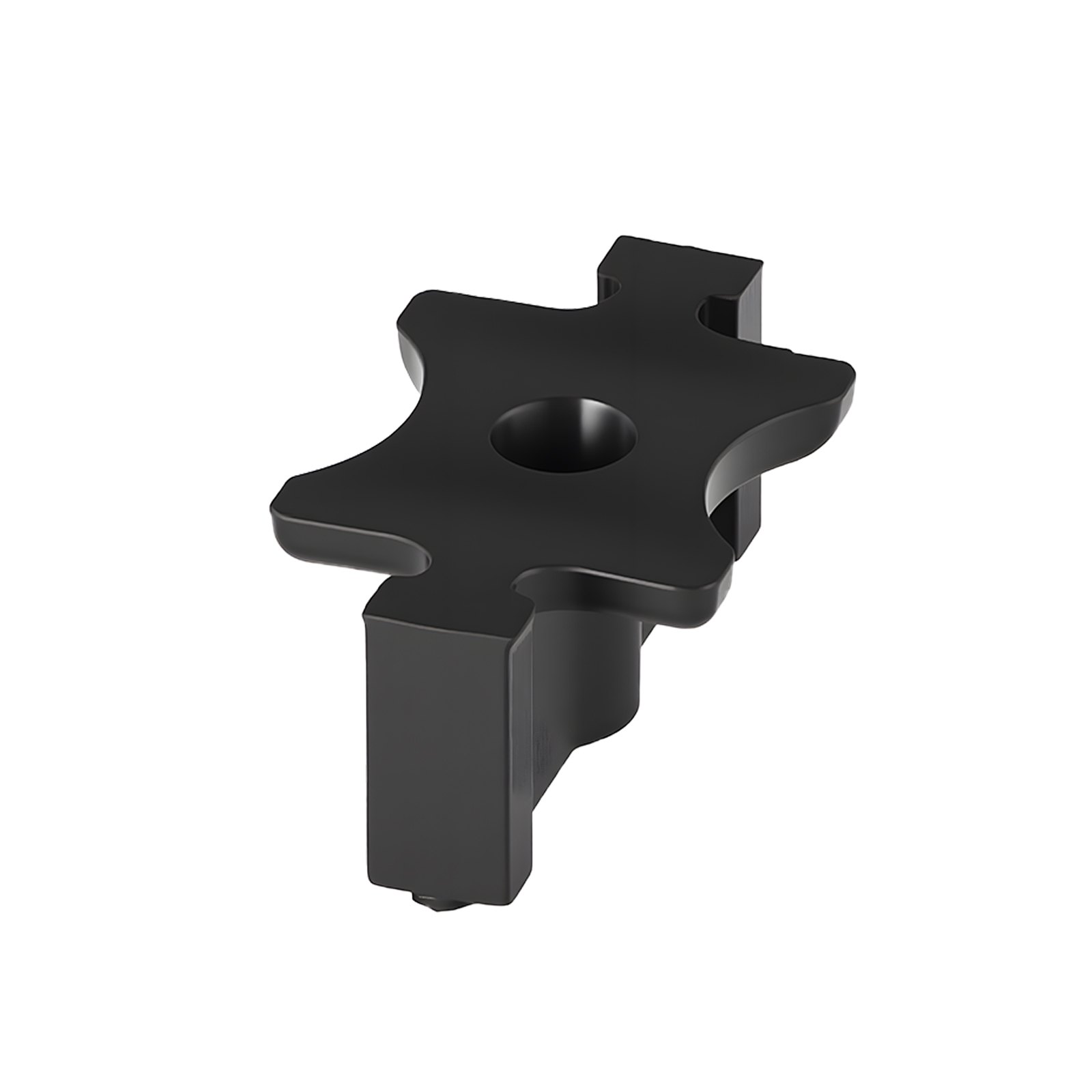 VEVOR 900 Fijaciones Ocultas, Separadores para Tarimas, Clips T Universales Compuestos y Fijaciones de Plástico con Tornillos, para Tablas 6,5 mm de Separación y 10 mm de Altura, 32 x 19 x 13 mm