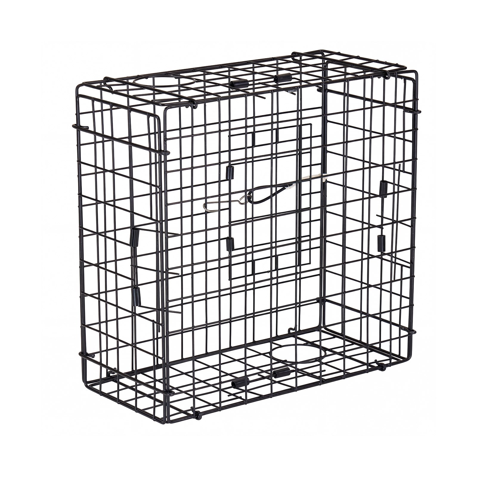 VEVOR Trampa para Cangrejos Cuadrada 2 Piezas, 62 x 62 x 30 cm, Trampa de Red de Pesca Malla de Alambre Recubierta de PVC, con Medidor, Flotador, Cuerda con Núcleo de Plomo de 30 m y Guantes